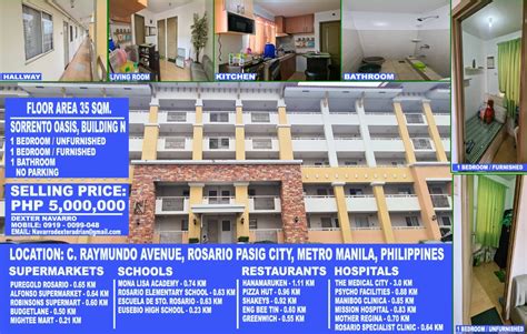 Rosario, Pasig, Metro Manila Apartment For Sale .